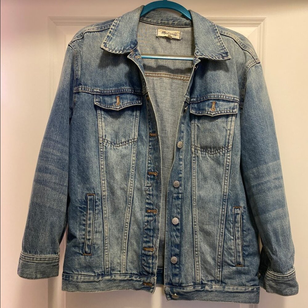 Madewell Oversized Denim Jacket, Medium